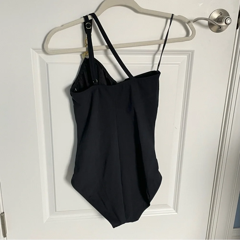 New! MagicSuit Black Hyper Link Charlize One Piece Swimsuit 35146